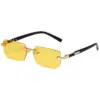 A814 New Cut-Edge Frameless HD Anti-Blue Light Glasses