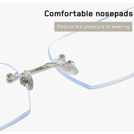 A817 New Cut-Edge Frameless HD Anti-Blue Light Glasses - Image 2