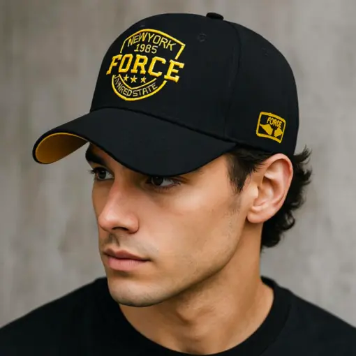 CP1201 New York Force Embroidered Baseball Cap - Image 2