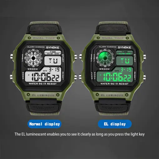 K1073 SYNOKE Waterproof Digital Sports Watch for Men - Image 5