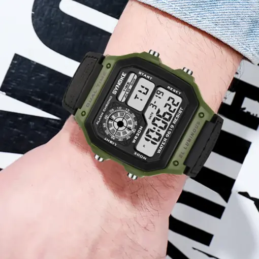 K1073 SYNOKE Waterproof Digital Sports Watch for Men - Image 3