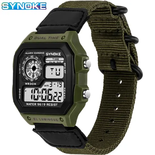 K1073 SYNOKE Waterproof Digital Sports Watch for Men - Image 2