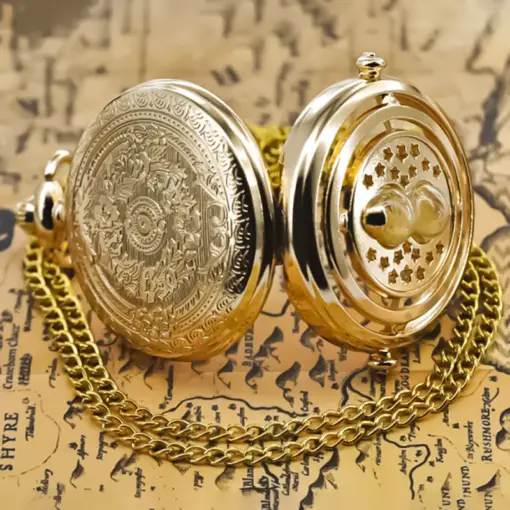 K1075 Gold Antique Pocket Watch For Gift - Image 7