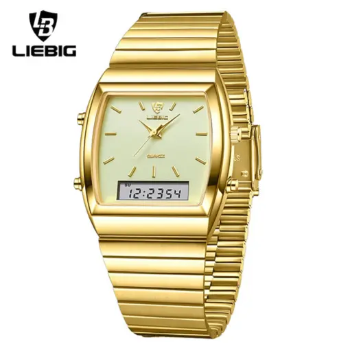 K1076 LIEBIG Dual Display Luminous Premium Watch