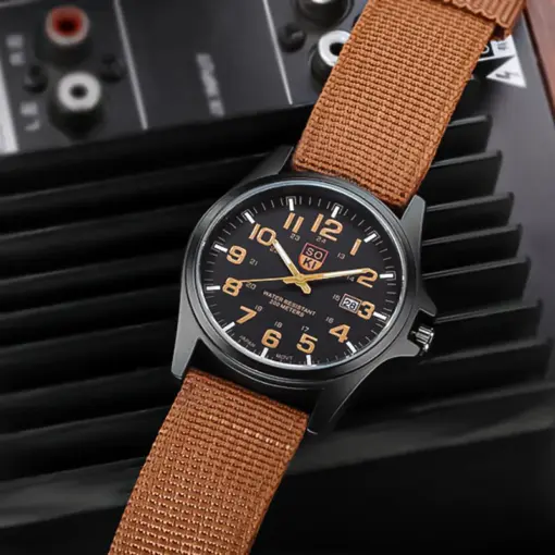 K1084 Premium Nylon Strap Stylish Watch - Image 4