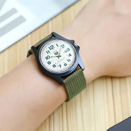 K1085 Premium Nylon Strap Stylish Watch - Image 2