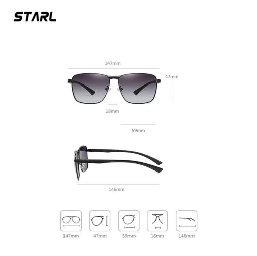 A178 STARL Brand Polarized Sunglass for Men - Image 3