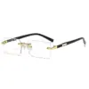 A819 New Cut-Edge Frameless HD Anti-Blue Light Glasses