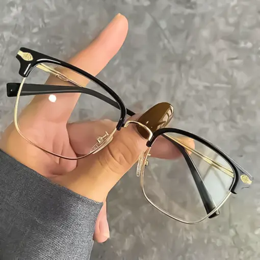 A827 Frameless HD Anti-Blue Light Premium Glasses - Image 5
