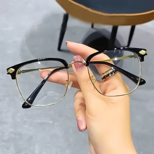 A827 Frameless HD Anti-Blue Light Premium Glasses - Image 3