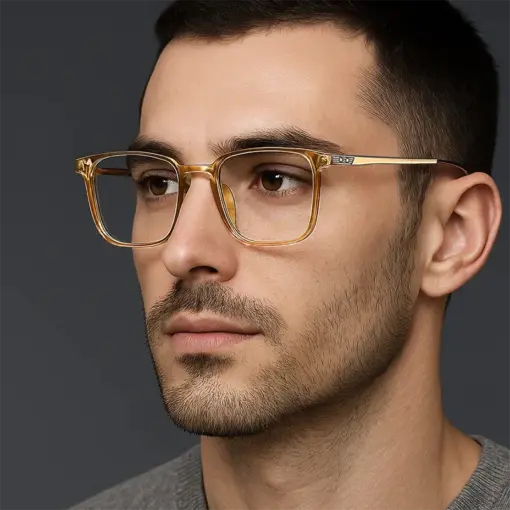 A829 Square Frame Edition Anti-Blue Light Premium Glasses - Image 2