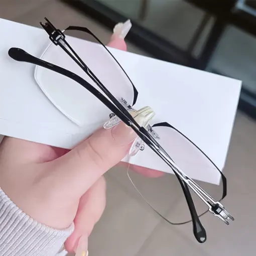 A832 Frameless HD Anti-Blue Light Premium Glasses - Image 4