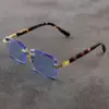 A833 New Cut-Edge Frameless HD Anti-Blue Light Glasses