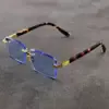 A833 New Cut-Edge Frameless HD Anti-Blue Light Glasses