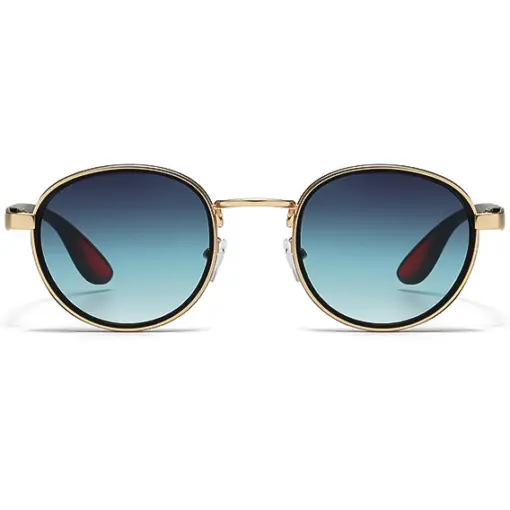 A836 STARL Retro Casual Gold-Rimmed Round Sunglasses - Image 3