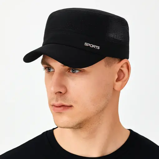 CP1214 Breathable Unisex Sports Military Cap | Fast-Dry & Adjustable Comfort - Image 3