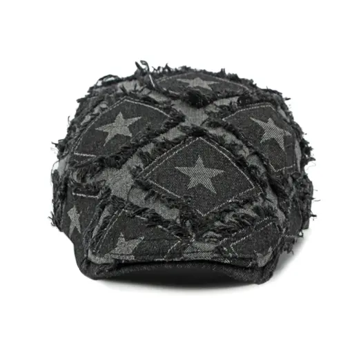 CP1223 STAR Design Premium Flat Cap - Stylish and Versatile - Image 4