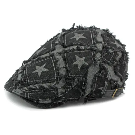 CP1223 STAR Design Premium Flat Cap - Stylish and Versatile - Image 5