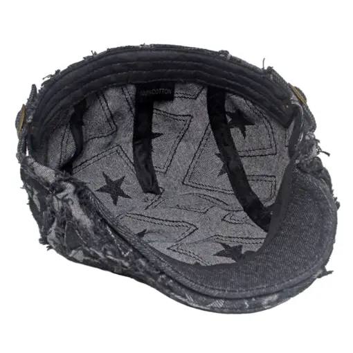 CP1223 STAR Design Premium Flat Cap - Stylish and Versatile - Image 2