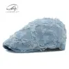 CP1224 STAR Design Premium Flat Cap - Stylish and Versatile