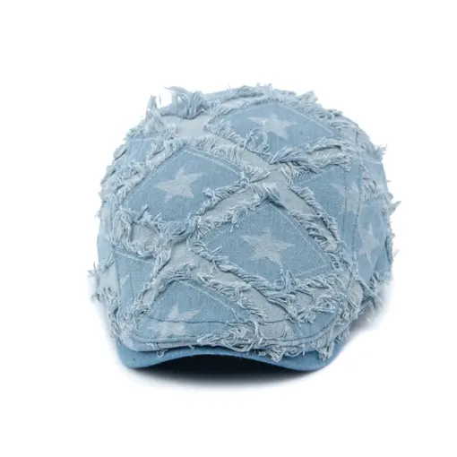 CP1224 STAR Design Premium Flat Cap - Stylish and Versatile - Image 2