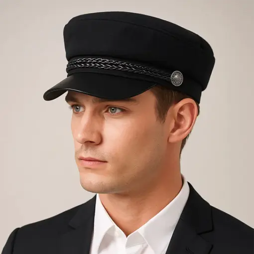 CP1233 Stylish Unisex Captain’s Cap – Stylish and Versatile - Image 2