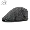 CP1236 Premium Denim Flat Cap - Stylish and Versatile