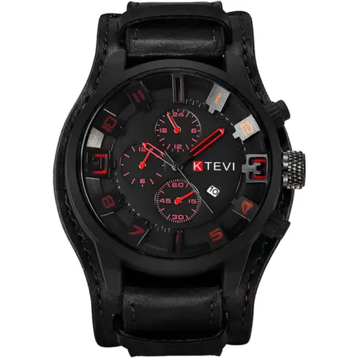 K1090 KTEVI Premium Analog Wristwatch with Calendar - Image 3