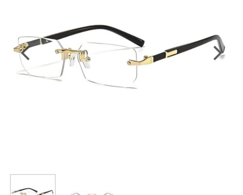 A825 Frameless HD Anti-Blue Light Premium Glasses photo review