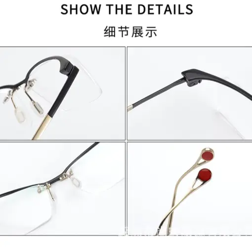 A841 Pure Titanium Frame Premium Eyeglasses - Image 4