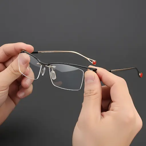 A841 Pure Titanium Frame Premium Eyeglasses - Image 2