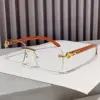 A842 New Cut-Edge Frameless HD Anti-Blue Light Glasses