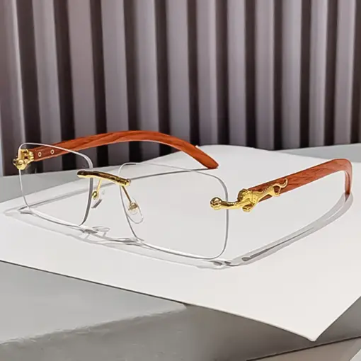 A842 New Cut-Edge Frameless HD Anti-Blue Light Glasses