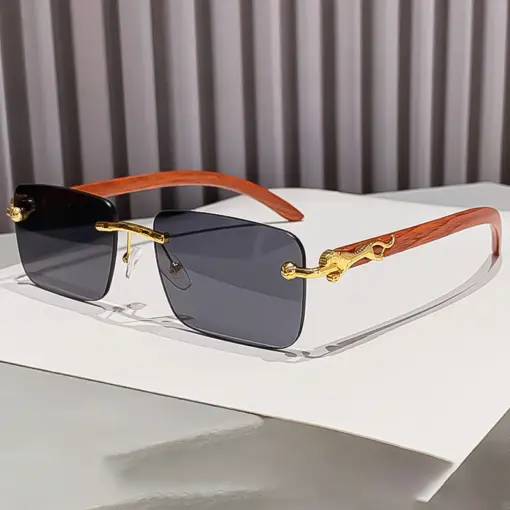 A843 New Cut-Edge Frameless HD Anti-Blue Light Sunglasses