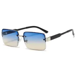 A851 Blue Gradient Outdoor Fashion Stylish Sunglass