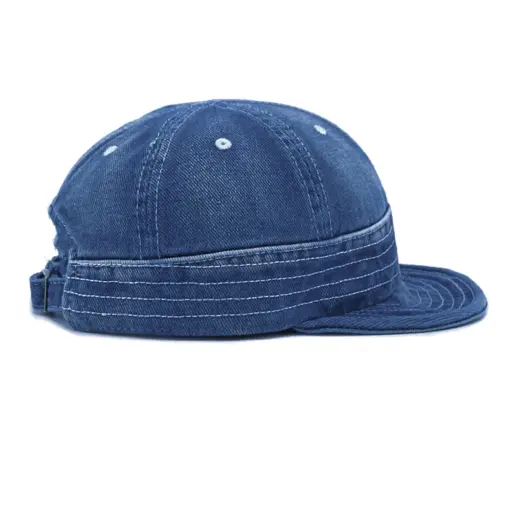 CP1246 Unisex Blue Denim Casual Cap - Image 4