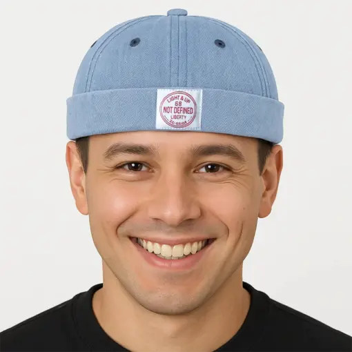 CP1248 Unisex Casual Adjustable Brimless Hats - Image 2