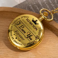 K1109 Premium Gold Pocket Watch