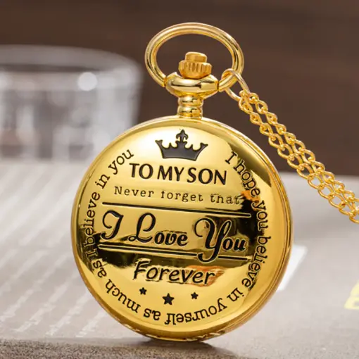 K1109 Premium Gold Pocket Watch - Image 5