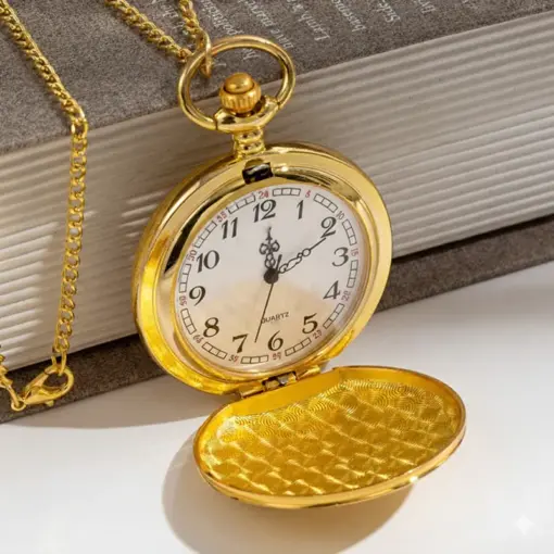 K1109 Premium Gold Pocket Watch - Image 2