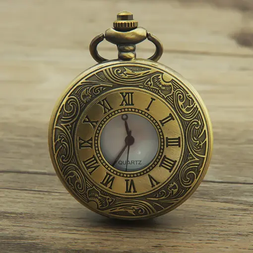 K1110 Vintage Quartz Pocket Watch - Image 2