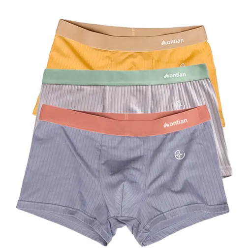 UN1001 Premium Cotton Boxer Shorts – Breathable, Soft & Durable  ( 3 pcs Pack ) - Image 3