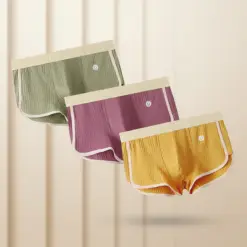 UN1002 Premium Cotton Boxer Shorts – Breathable, Soft & Durable  ( 3 pcs Pack )