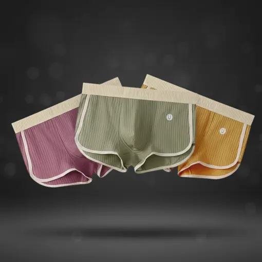 UN1002 Premium Cotton Boxer Shorts – Breathable, Soft & Durable  ( 3 pcs Pack ) - Image 2