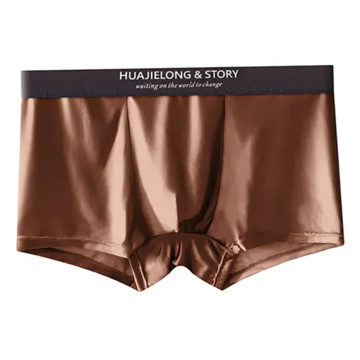 UN1003 Premium Ice Silk Men’s Boxer Shorts-Breathable & Comfortable (3 pcs Pack) - Image 3