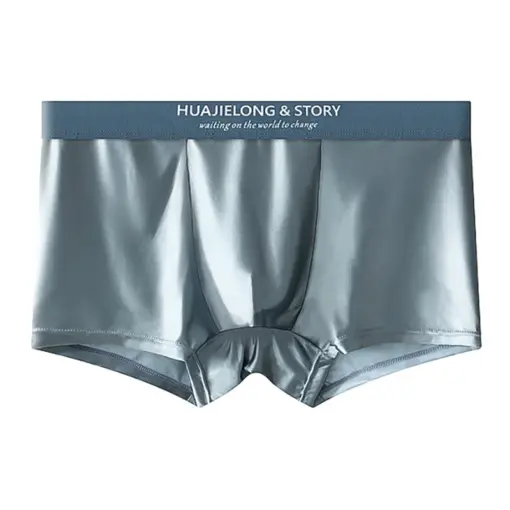 UN1003 Premium Ice Silk Men’s Boxer Shorts-Breathable & Comfortable (3 pcs Pack) - Image 2