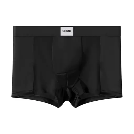 UN1004 Premium Ice Silk Men’s Boxer Shorts-Breathable & Comfortable (3 pcs Pack) - Image 4