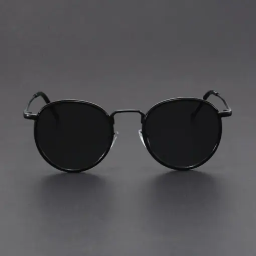 A860 Retro Modern Style Premium Black Sunglasses - Image 6