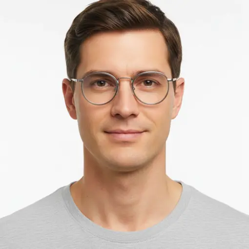 A862 Silver Frame Premium Unisex Reading Glasses - Image 3
