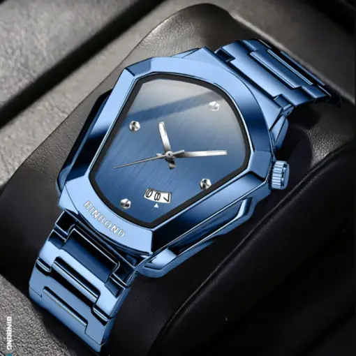 B1001 BINBOND B760 Luxury Blue Edition Men's Quartz Watch - Image 5